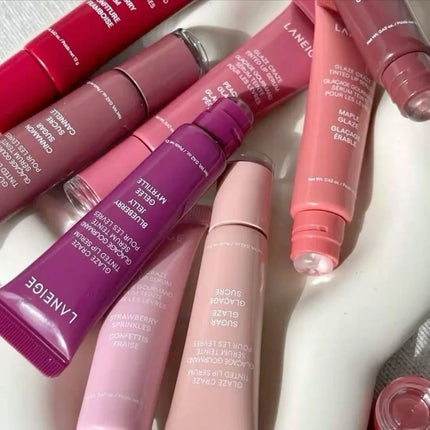 Laneige Lip Gloss Moisturize Mirror  3*10g 4*8g 5*3g Set 3g 6g 20g Lip Gloss Lightweight Hydrate Nourish Repair Lip Oil Makeup
