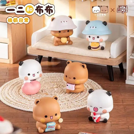 Genuine Yier And Bubu Daily Life Series Blind Box Kawaii Bubu Dudu Figure Desk Decor Ornament Surprise Box Birthday Gift