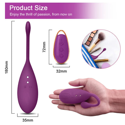 Massage Vibrator Vagina Vibrator Clitoral Stimulator Masturbator G-Spot Vagina Ball Vibrating Egg Sex Toy Adult Female Couple