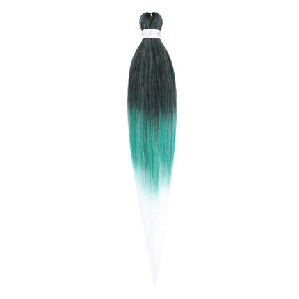 Pre-stretched Synthetic Braiding Hair Ombre Professional Easy  Hot Water Setting Soft  Crochet Braid Hair  Extensions