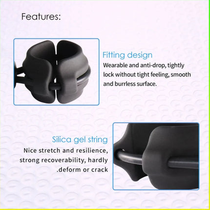 Steel Cylinder Cock Weight  Adjustable Silicone CockRing for Effective Stretched Penis Weight Training Pendant Stretcher For Men