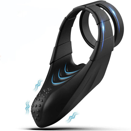 Vibrator Cock Ring Penis Cock Ring for Man adjustable Ejaculation Stimulator Sex Toy for Men Couple Ring Penis Toy for Adult 18