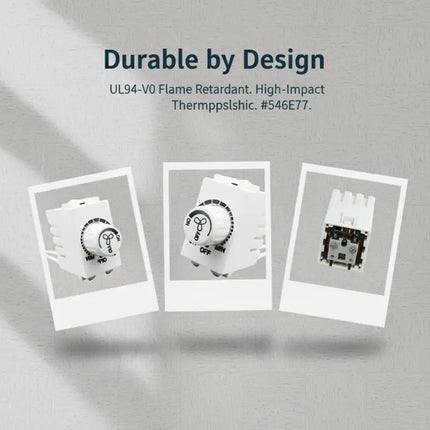 High Load Ceiling Fan Speed Regulator Adjustable Levels for Office Conference Room Easy Installation