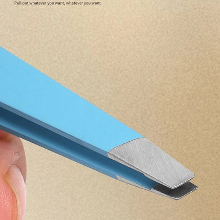Expert Eyebrow Hair Removal Tweezer, High Precision Slant Tip Stainless Steel Tweezers for Men and Women