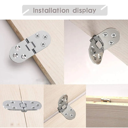 2pcs 78*30mm Hinges Folding Table Zinc Alloy Hinges For Flip Top Table Cabinet Door Furniture For Doors And Folding Table