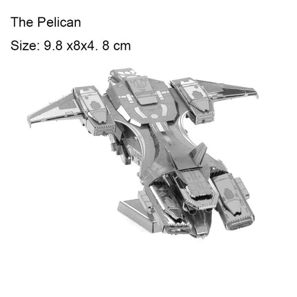 Colorful 3D Metal Puzzle Assault Rifle Guardian Mantis Mecha Model Pelican Assembling Toy Puzzle Box for Adults Jigsaw Puzzle