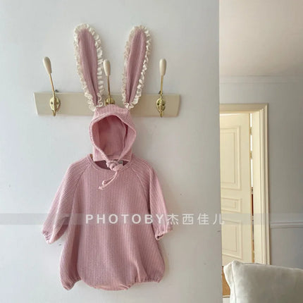 Onesie Baby Childrenwear Autumn Winter Grils Lace Korean Ins Sweet Cute Soft Comfortable Fashionable Cotton Casual
