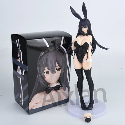 25cm B full Japanese Sexy Nude Girl Kuro Bunny Kouhai chan Mask ver1/7 PVC Action Figure Toy Adults Collection Model Doll gift