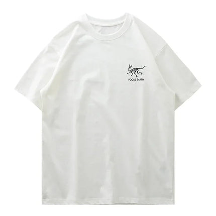 2025 High-end heavy cotton short-sleeved T-shirt, a fashionable and trendy brand for men and women in summer 명품 티셔츠 2022