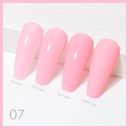 9ml CANNI Nail Gel Polish HEMA FREE TPO FREE French Nail Design Rubber Base Gel Builder Nail Gel In Bottle Semi Permanent Gel