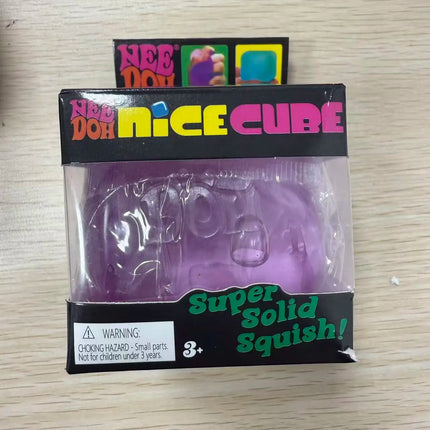 Schylling Needoh Nice Cube Sensory Nice-Sicle Stress Relief Squishy Cube Anti-Anxiety Squeeze Object For Focus ADHD Population**