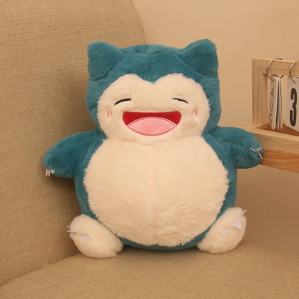 35cm Pokemon Snorlax Plush Toy Cute Sleeping Stuffed Animal Soft Kawaii Anime Doll Big Belly Hugging Pillow Christmas Gift Kids