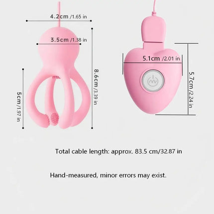 Nipple Clamp Vibrator for Women Breast Massage Clitoris Ctimulator Enhancer Nipple Sucking Stimulator Sex Toys Female Adult Toys