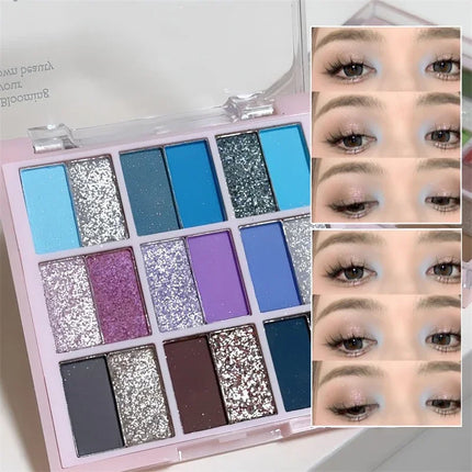 18Color Eyeshadow Palette Gliter for Eyes Shadow Palette Long Lasting Korean Eye MakeUp Eyeshadow Palette Cosmetics Eye Shadow