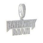 N1037-Silver / Rope Chain 46CM