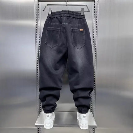 Men's Harem Jeans Japanese Harajuku Luxury Brand Baggy Hip Hop Streetwear Black Korean Street Trousers y2k fashion Denim Pants