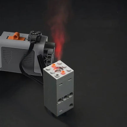 DIY Building Blocks Technical Motor Sprayer Electric Exhaust Modified Motor For High-Tech Train Car Parts Compatible with Legoed