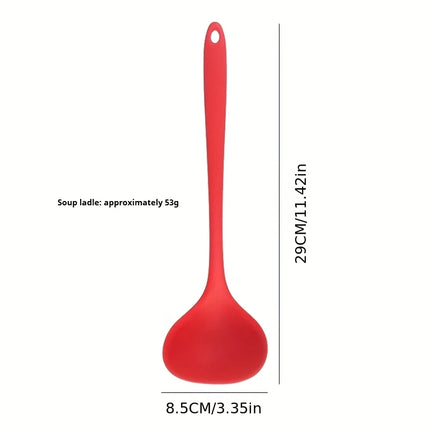 1/4/8pcs Non-Stick Pans Silicone Spatula Soup Ladle Slotted Spoon Cooking Tools for Kitchen Utensil