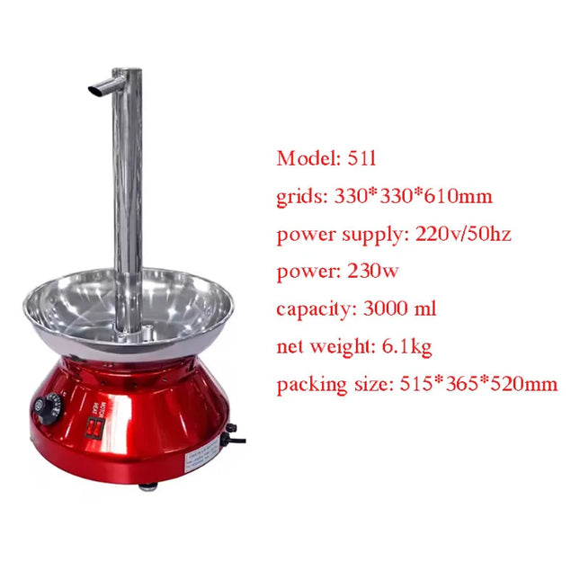 Tap-style Chocolate Fountain Buffet Party Use Food Grade Electric Dessert Sprayer for Home & Hotel