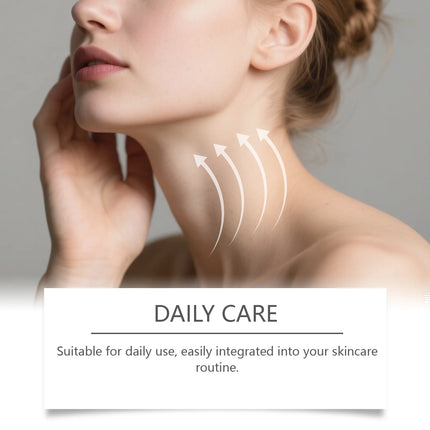 Peptide V-Shaped Roller Neck Firming Cream Skin Elasticity Care Lotion Collagen Complex Neck Care Advanced Formula For Tech Neck