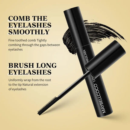 Waterproof Mascara , Thick And Long-Lasting Application, Bubble Encryption, Long-Acting Curly Hair And Big Eyes Makeup Tool