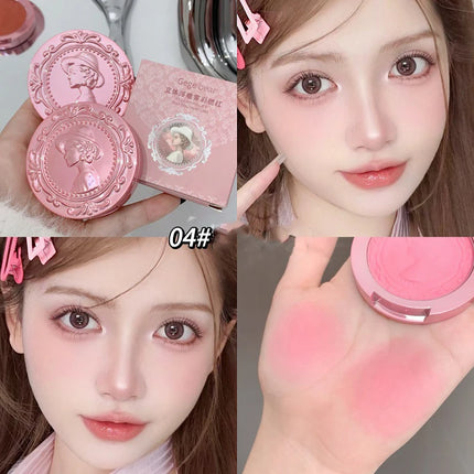 Cream Blush Powder Natural Matte Brightening Face Palette Highlights Vibrant Rubors Rouge luxury Korean Makeup Dupes Cosmetics