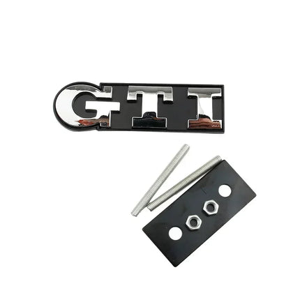 Metal Car Front Grille Emblem Badge for Volkswagen GTI Logo Polo Caddy Golf 4 5 6 8 Jetta Tiguan Touran Passat T-Roc MK3 MK4 MK5