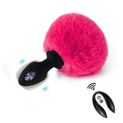 Multi Silicone Small Bunny Tail Butt Plug Furry Beginner Sex Toy Indeed Explore Ass Doggy Play Women stimulate Cosplay Lots