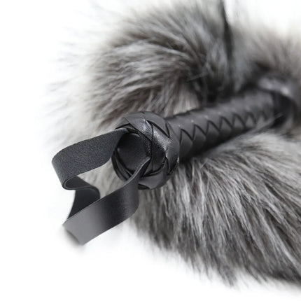 Sexy Fox Tail Whip Erotic Leather Whip Couple Flirting Spanking Fetish BDSM Bondage Slave Role Play Adult Games Sex Toys