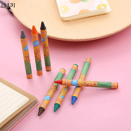 Sunflower 8 /12 /24 Colors Crayons Kids Colored Crayons School Supplies Prizes And Gifts[Q]Q@
