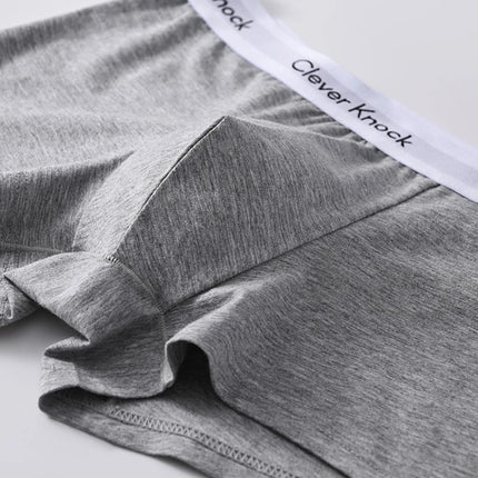 1Pcs Boxer Shorts Men's Underwear Sexy Panties Cotton Solid Man Underpants Male Boxers Homme U Convex Lingerie Free Shipping