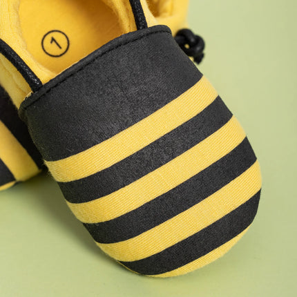 Meckior Newborn Cute Animal Pattern Baby Shoes Bee Baby Boys Girls Soft Shoes Anti-slip No Baby Shoe Loss Casual Moccasin