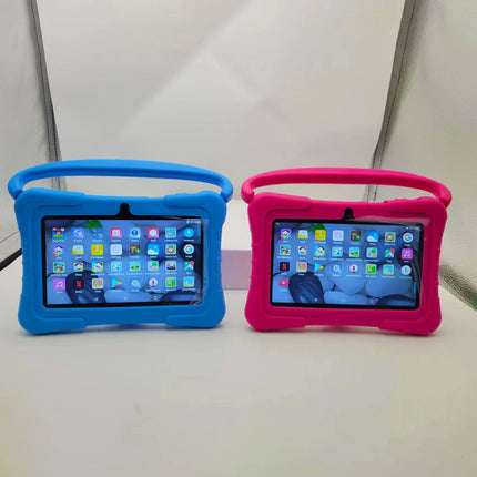 Kids Android 12 Tablet 7inch HD 1024x600 Screen Android Quad Core 1GB 32G WIFI 3000mAh Learning Children Tablet Drop-proof Case