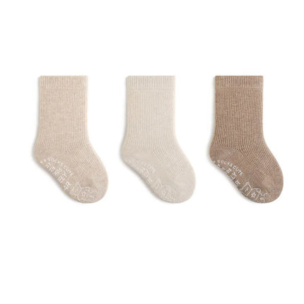 3 Pairs a Lot Spring New Baby Toddler Socks 0-5Y Non-Slip Antibacterial Soft Cotton 2026 Kids Socks for Boys Girls Accessories