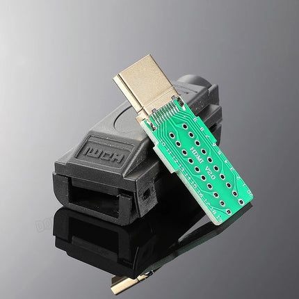 Solder-Free HDMI Male Connector Plug with Shell Kit - Easy DIY Upgrade for Repairing HDMI Cable Ends & Wires