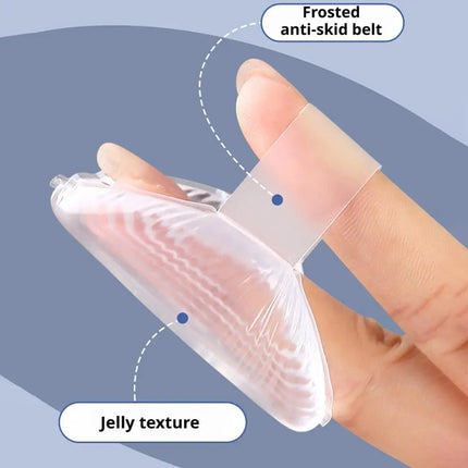 Silicone Cosmetic Puff Soft Makeup Blender Beauty Sponge Transparent Soft Elasticity Puff Sponge for Concealer Foundation