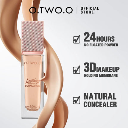 O.TWO.O Foundation Cream Makeup Brush Moisturizing Oil-Free Long-Lasting Waterproof Concealer Full-coverage Foundation Makeup