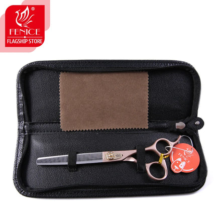 Fenice Professional JP440C 7/7.5/8 inch Pet Dog Grooming Chunker Scissors Thinning Shears Tijeras Tesoura Thinning Rate 35%/75%