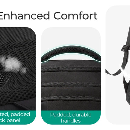 BAGSMART Travel Backpack Flight Approved  30L Lightweight Backpack for Men Women Waterproof Travel Bag with USB Charging Port