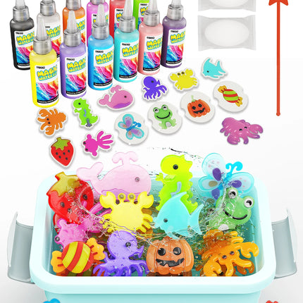 Fun Science Experiment Set, DIY Magical 3D Water Elf, Graffiti Painting Floating Toy