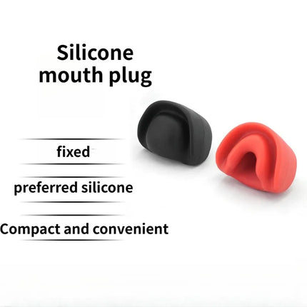 Liquid Silicone Mouth Plug BDSM Training Saliva Ball Silent Restraint Open-Mouth Ball Gag Unisex Restraint Adult Sex Toys Gag