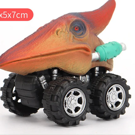 Dinosaur Toys Pull Back Cars Mini Monster Truck Car Toy Set for Kids Toddlers Boys Girls Gifts