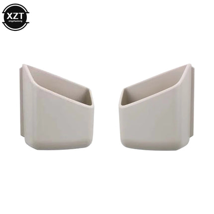 2Pcs Universal Car Sunglasses Phone Organizer Eyeglasses Glasses Holder Organizer Storage Boxes Holders Pocket Auto Accessories