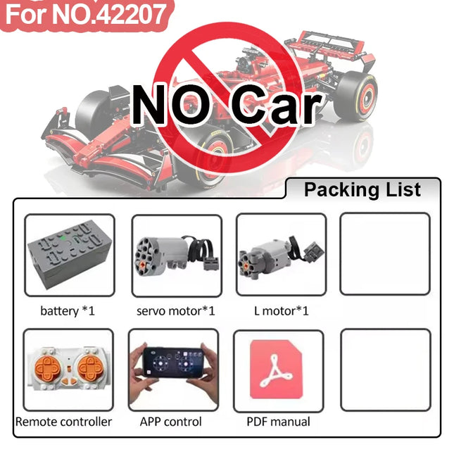 MOC 42110 Technical App Control RC Motor Set Modification Building Blocks Kit for Land SUV Defenders Rover Car DIY Bricks Toys