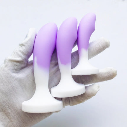 Silicone Anal Plug 3 color 3 Sizes Butt Plug Crystal Base Analplug Sex Toys For Woman Men Anal Toys Anal Dildo Adult Toys
