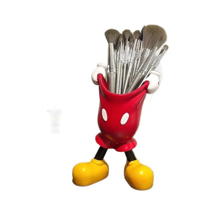 Viral Pants-Pulling Pen Holder | Vanity Organizer & Desktop Toy (Brushes/Eyebrow Pencils Storage)