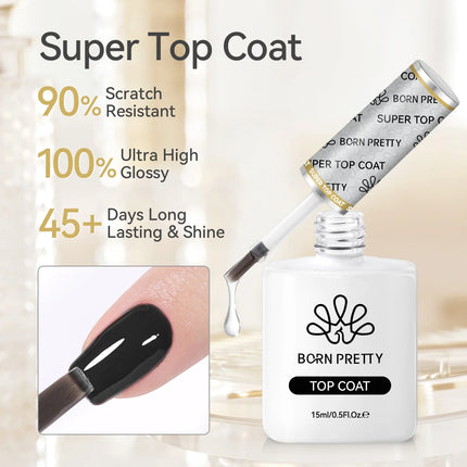 BORN PRETTY 15ml Quick Magic Remover Nail Gel Polish Safe Formula Faster Remove Semi Permanent Varnish Polish Cancel Glue