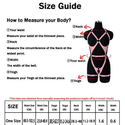 Punk Sexy Leather Body Harness Women Chest Bondage Harness Thigh Garter Belt Gothic Swordbelt BDSM Erotic Exotic Fetish Clothing