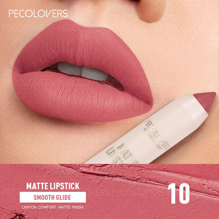 1 Pcs Matte Velvet Lipliner & Lipstick Pen, Smooth Easy To Apply, Precise To Definded Lip Lines, High Color Rendering Non-sticky