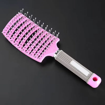 Hairbrush Scalp Massage Comb Nylon Women Magic Curly Hair Brush Salon Hairdressing Styling Tools Wholesale